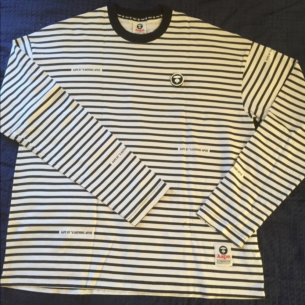 RARE BAPE Velcro Long Sleeve